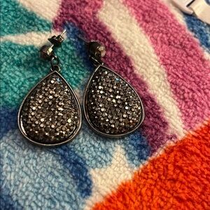 Elegant Silver Teardrop Earrings